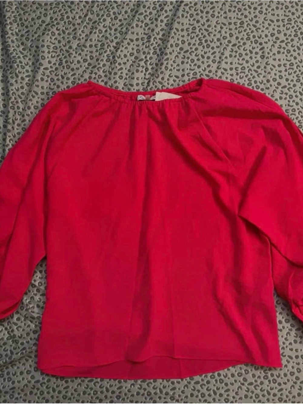 Women’s Pink Long-Sleeve Blouse